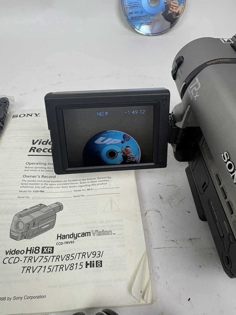 Sony Handycam CCD-TRV85 Mini DV Camcorder for sale online | eBay