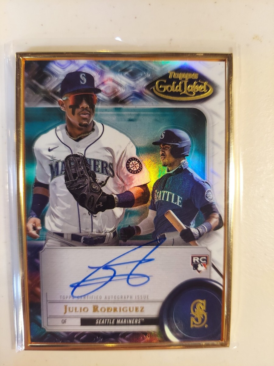 Julio Rodriguez 99枚限定 サインカード clearly On-Card Autograph
