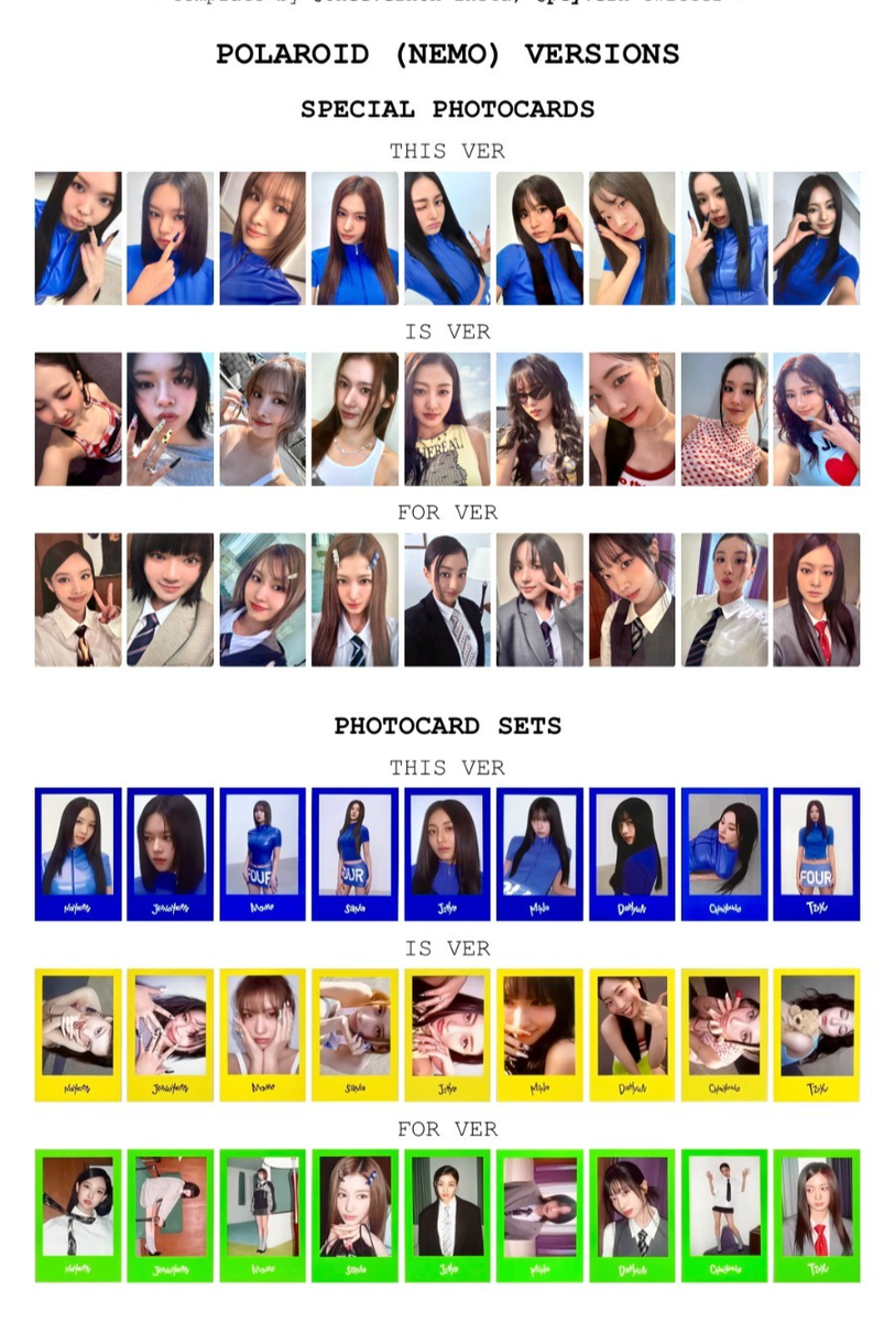 TWICE THIS IS FOR Official Original PHOTOCARD BOOK DigiPack