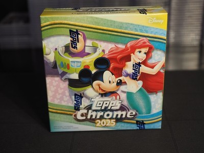 2025 Topps Chrome DISNEY Mega Box New Factory Sealed Mickey Mouse