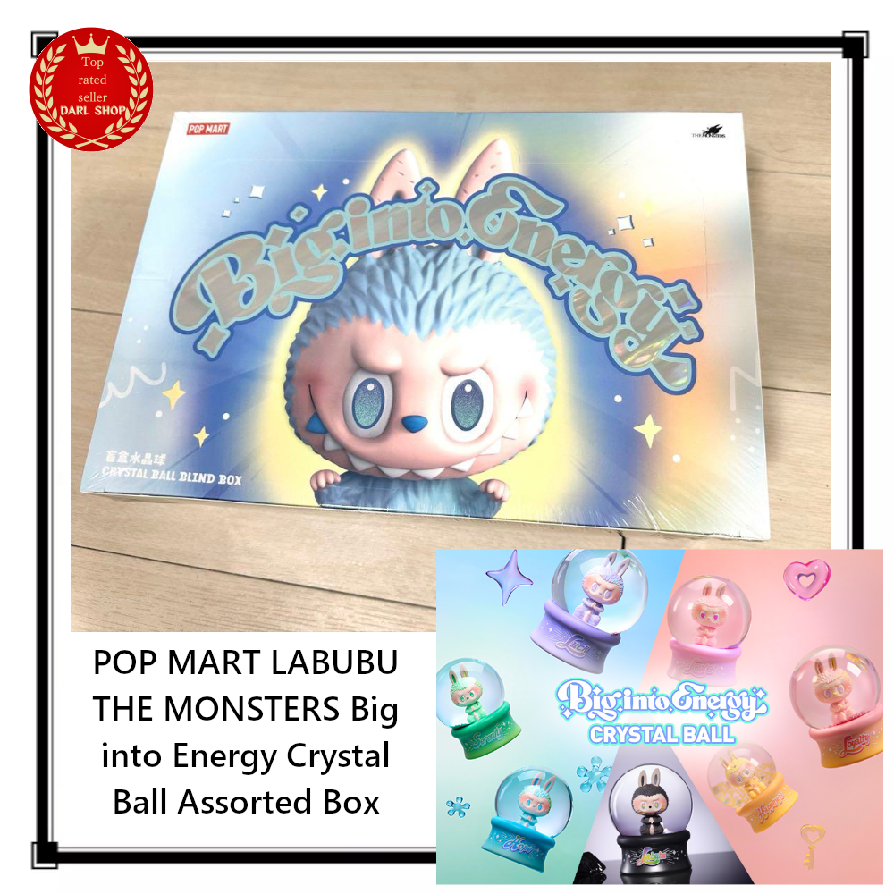 POP MART LABUBU THE MONSTERS Big into Energy Crystal Ball Assorted