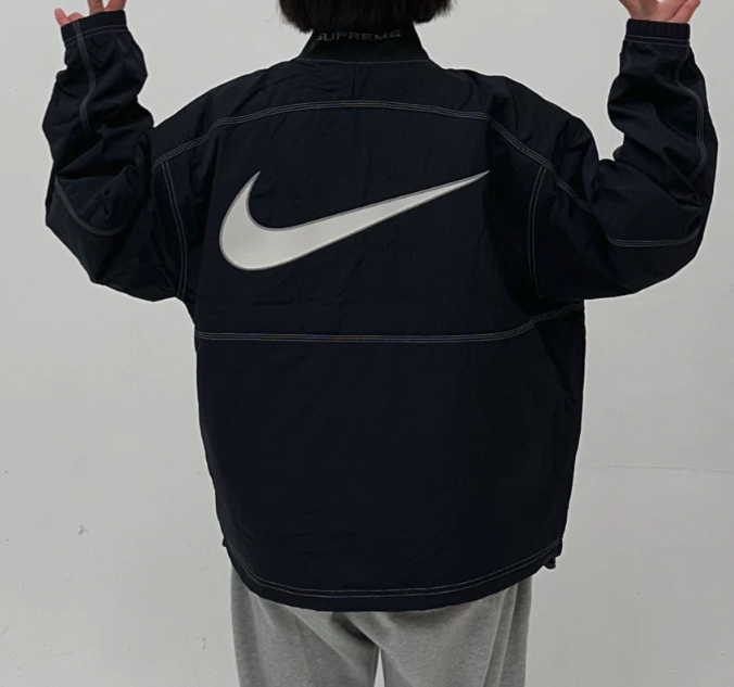 Supreme x Nike Ripstop Pullover Black - 24SS FQ0340-010 | eBay