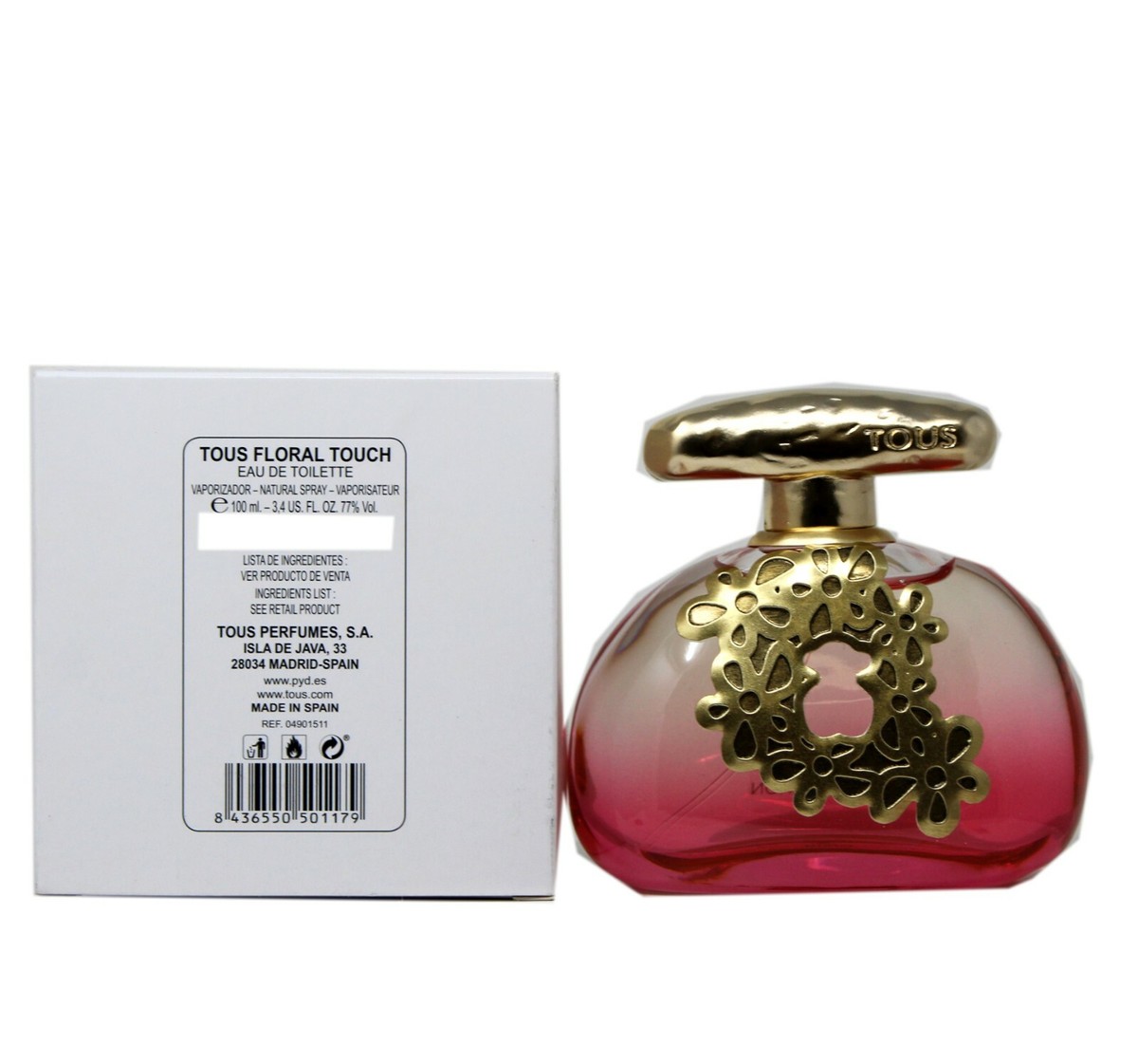 TOUS FLORAL TOUCH EAU DE TOILETTE NATURAL SPRAY 100 ML/3.4 FL.OZ