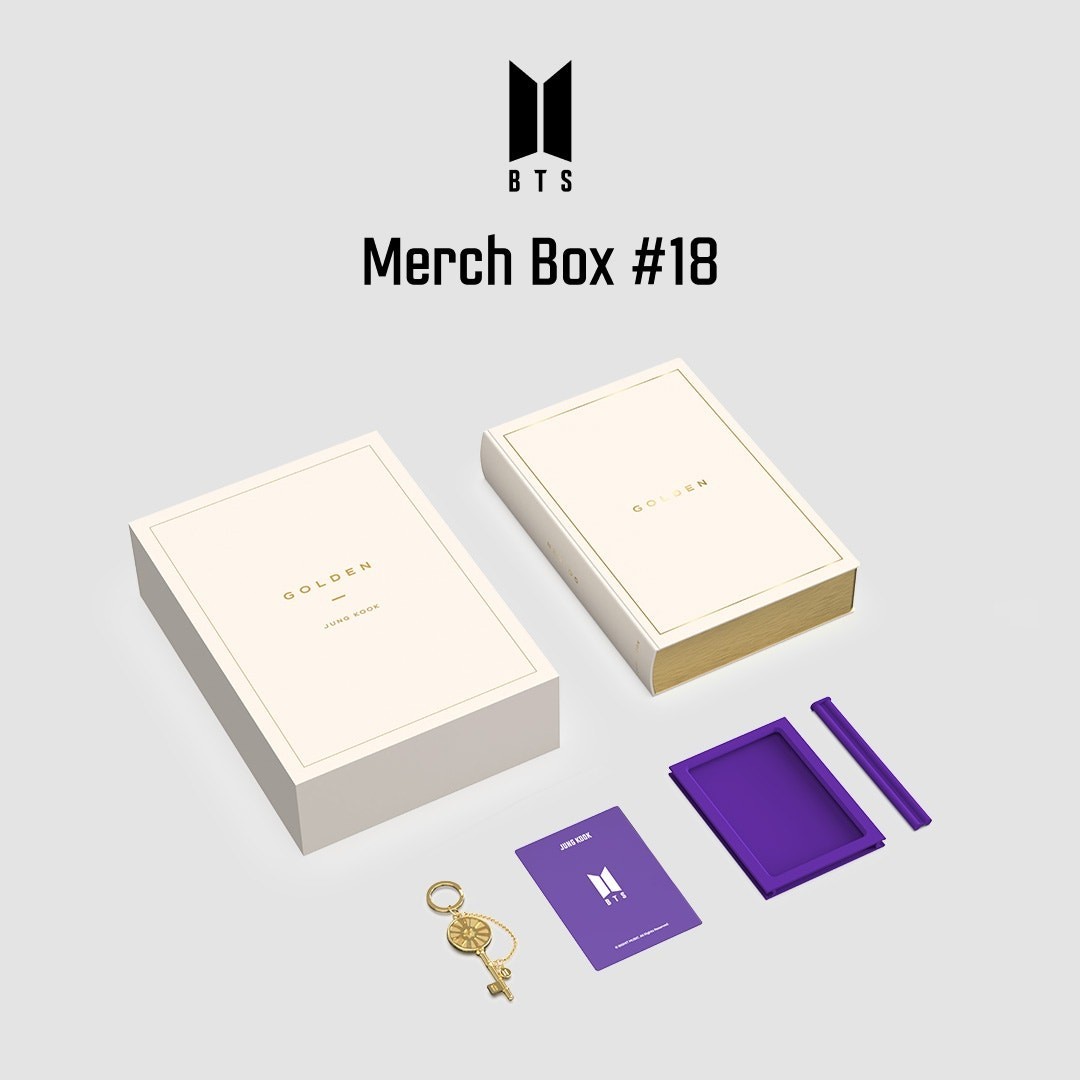 BTS MERCH BOX 18 Golden Box Jungkook Army Official Membership Pack