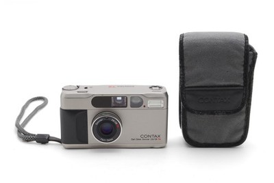 Contax T2 Titan Silver Point & Shoot 35mm Film Camera Near Mint
