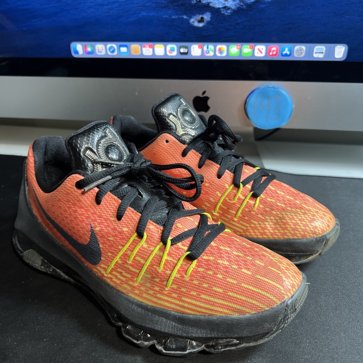 Size 5 (GS) - Nike KD 8 Low Hunt's Hill Sunrise for sale online | eBay