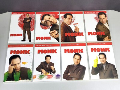Monk: The Complete Series DVD Seasons 1-8 ~ T448 | eBay