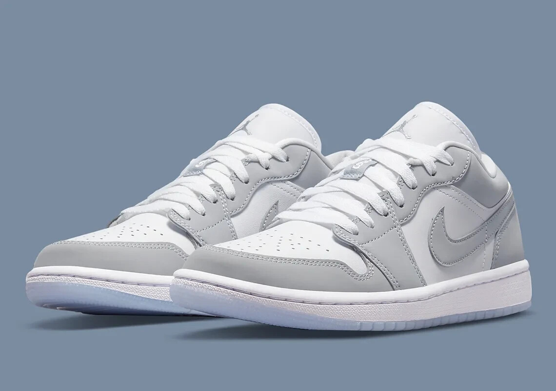 Nike Air Jordan 1 Low Shoes 'Wolf Grey Aluminum' DC0774-105