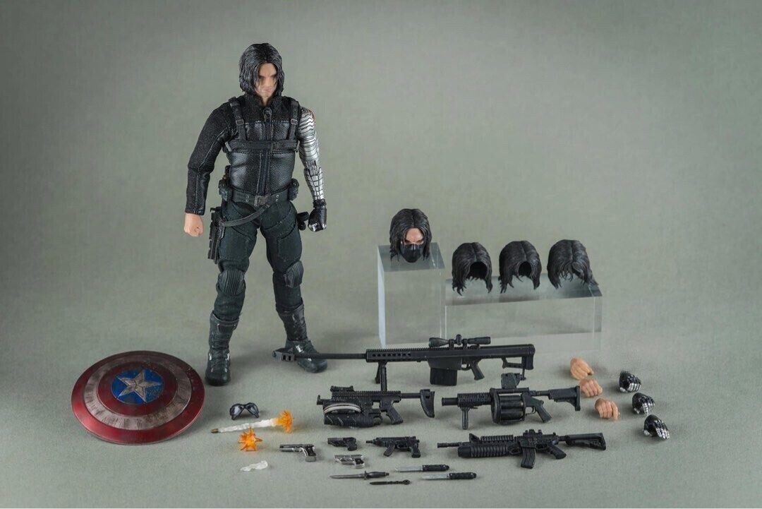 Nota Studio 1/12 Winter Soldier Bucky Barnes 6'';Action Figure