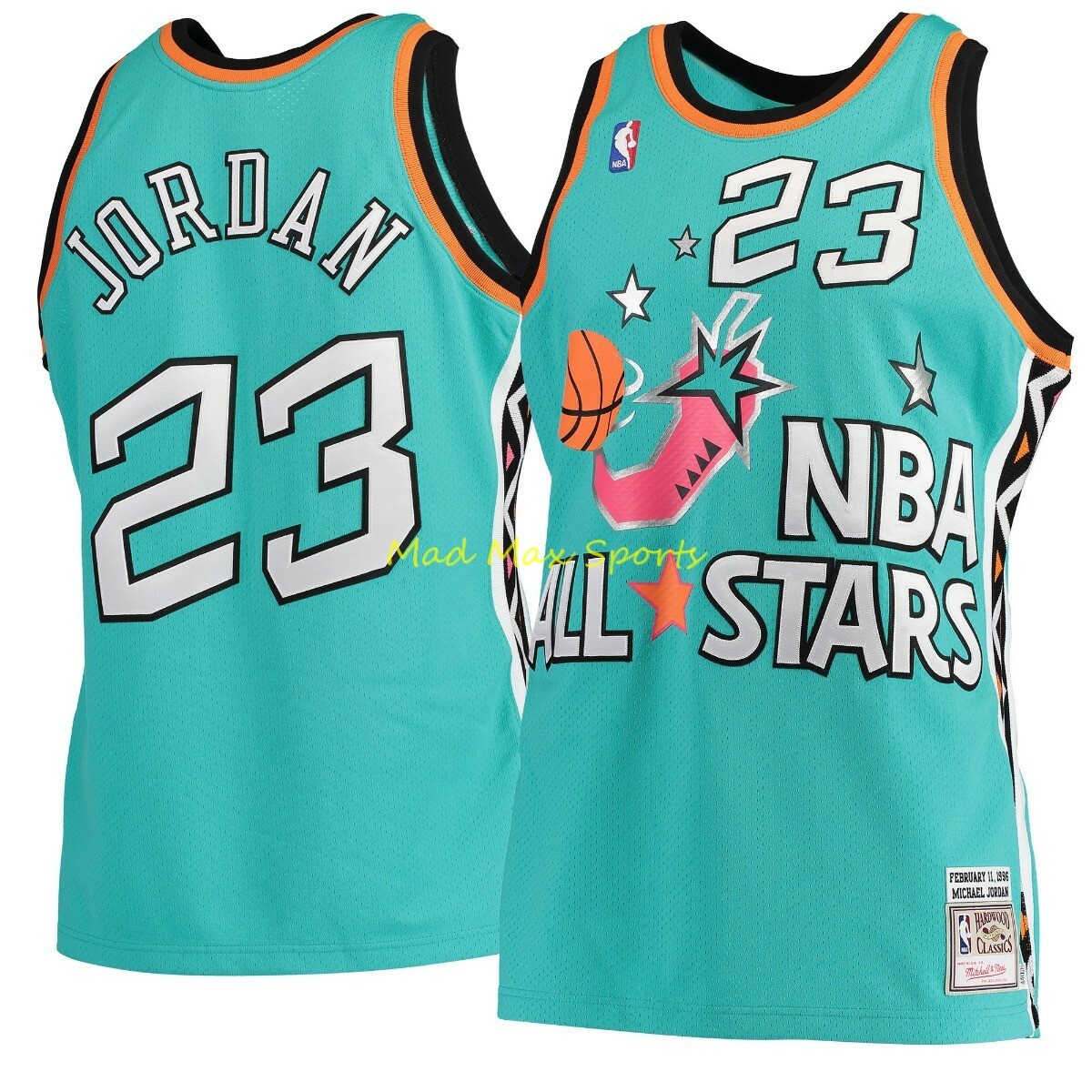 MICHAEL JORDAN Chicago BULLS 1996 East ALL STAR Authentic MITCHELL