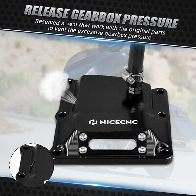 CNC Gearbox M8 Transmission Vent Top Cover For Harley Street Road