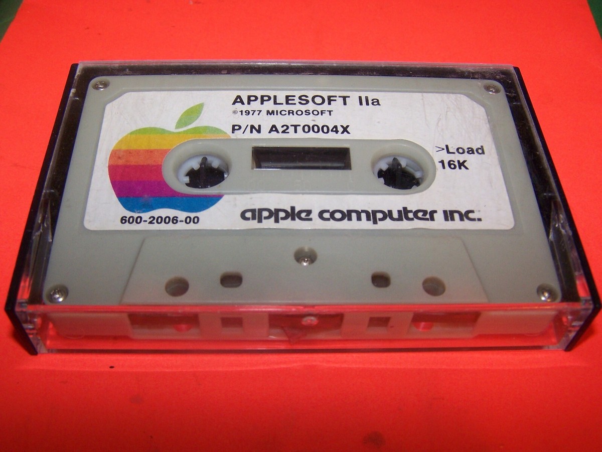 APPLESOFT IIa 1977 Microsoft Cassette P/N A2T0004X & Floating
