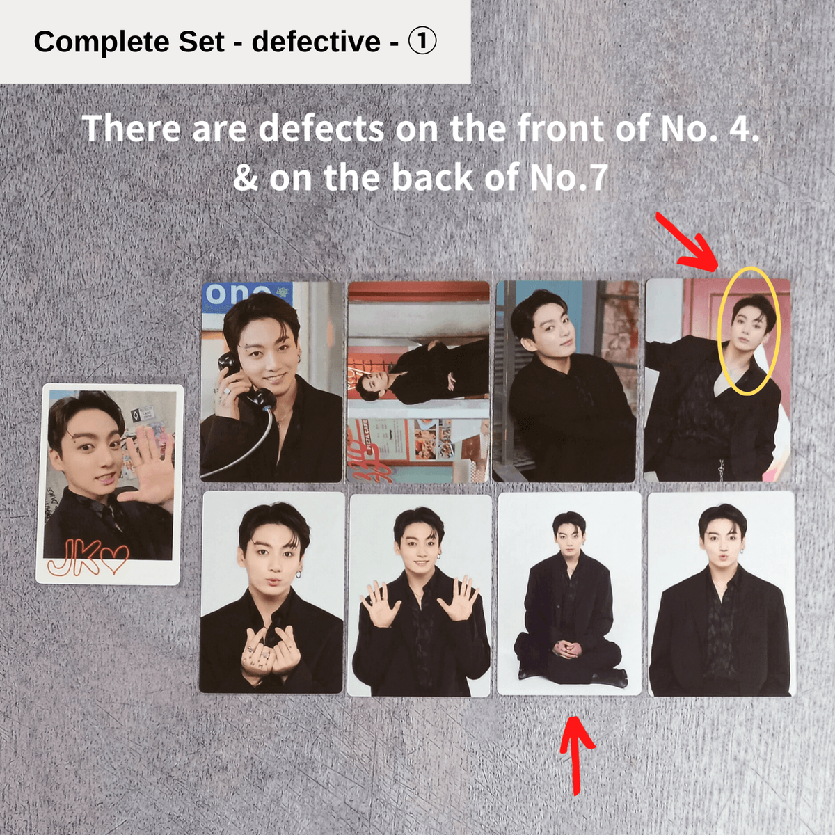 BTS Permission To Dance On Stage Mini Photo Card - Complete