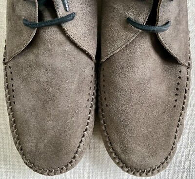 Visvim FBT Wax 2-Tone Moccasin Sneaker Beige (Missing Removable