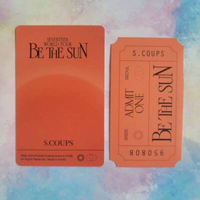 SEVENTEEN WORLD TOUR BE THE SUN - SEOUL Photocard SVT DVD PC | eBay