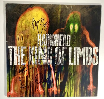Radiohead group signed Album the king of limbs lp Thom Yorke