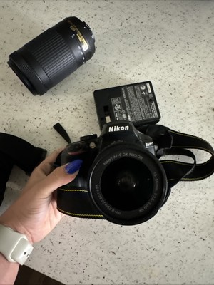 Nikon D3400 w/ AF-P DX NIKKOR 18-55mm f/3.5-5.6G VR & AF-P DX