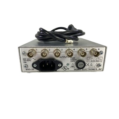 Sigma Electronics, Inc. BSG-26N Black Signal Generator #2 | eBay