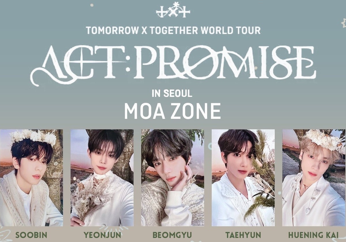 TXT ACT: PROMISE IN SEOUL MOA ZONE OFFICIAL PHOTO CARD TOMORROW X