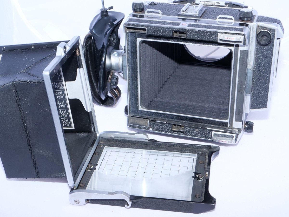Linhof 4x5 Master Technika Field Camera. New Bellows. Fresnel