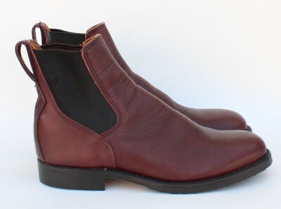 Red Wing Heritage 9077 'Congress' 7.5 D Chelsea Black Cherry