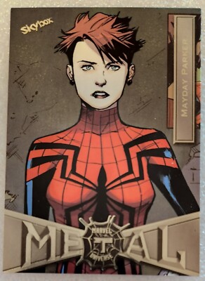 50 MAYDAY PARKER 2021 Skybox Marvel Universe Metal Spider-Man | eBay