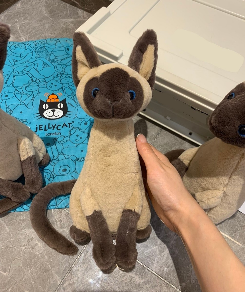 Jellycat IRIS SIAMESE CAT Soft Plush Toy NWT | eBay
