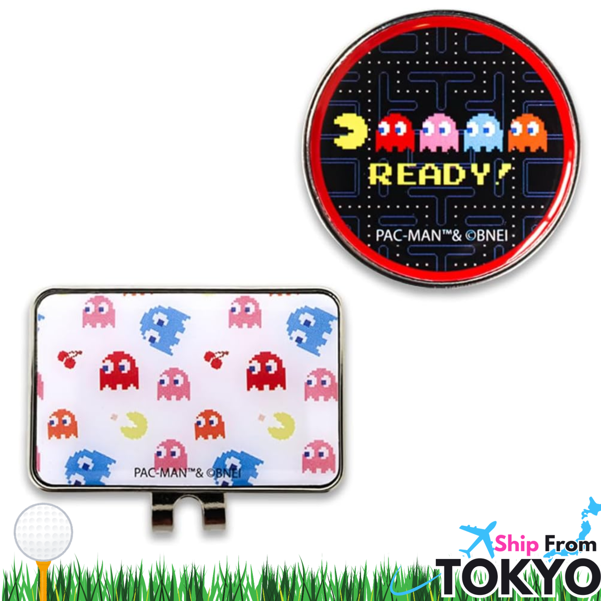 GOLF BALL MARKER PAC MAN RED NEW JAPAN GAME | eBay