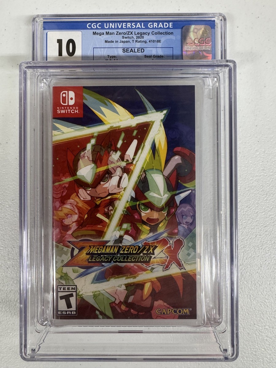 Mega Man Zero/Zx Legacy Collection Nintendo Switch CGC Graded 10 A