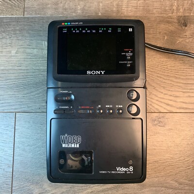 FOR PARTS Sony GV-8 Video Walkman Recorder Video8 Video TV