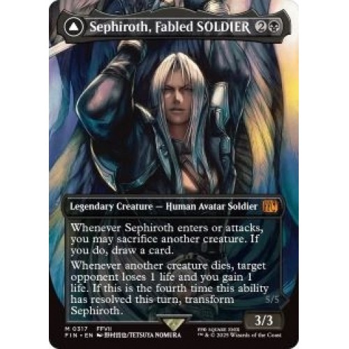 Sephiroth, Fabled Soldier (borderless) (317) M/NM Magic MTG Final