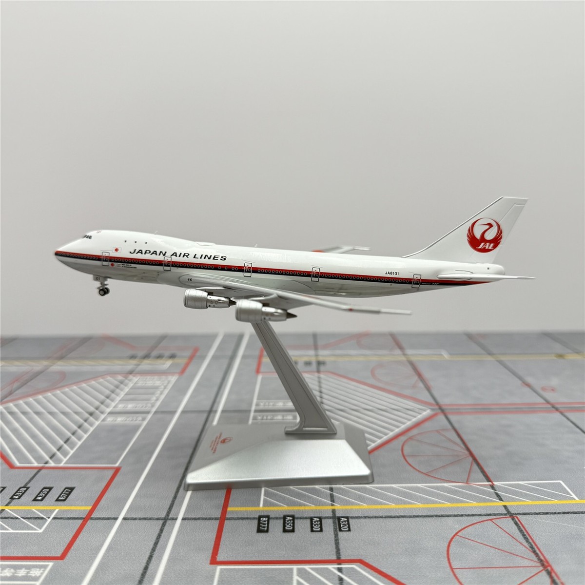 非売品 JAL B747-300 JA8177 ソリッドモデル 非売品】JAL B747-300