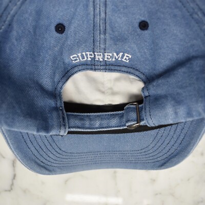 帽子 Supreme Washed Denim S Logo 6 Panel Cap Supreme 2-Tone S Logo