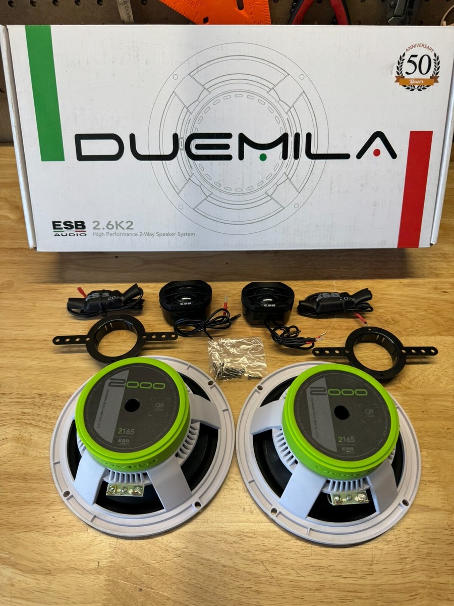 ESB 2.6K2 Duemila 2-Way High Preformance Speaker System 6.5