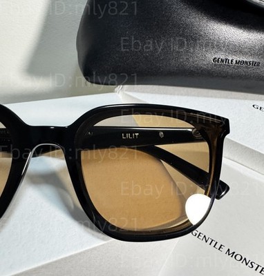 GentleMonster Sunglasses Lilit 01(BR) Black Frame Brown Lenses | eBay
