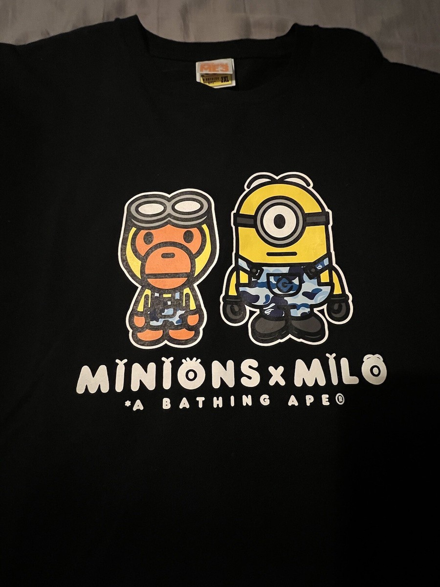 Bape Despicable 3 Minion X Milo Tee Black XXL | eBay