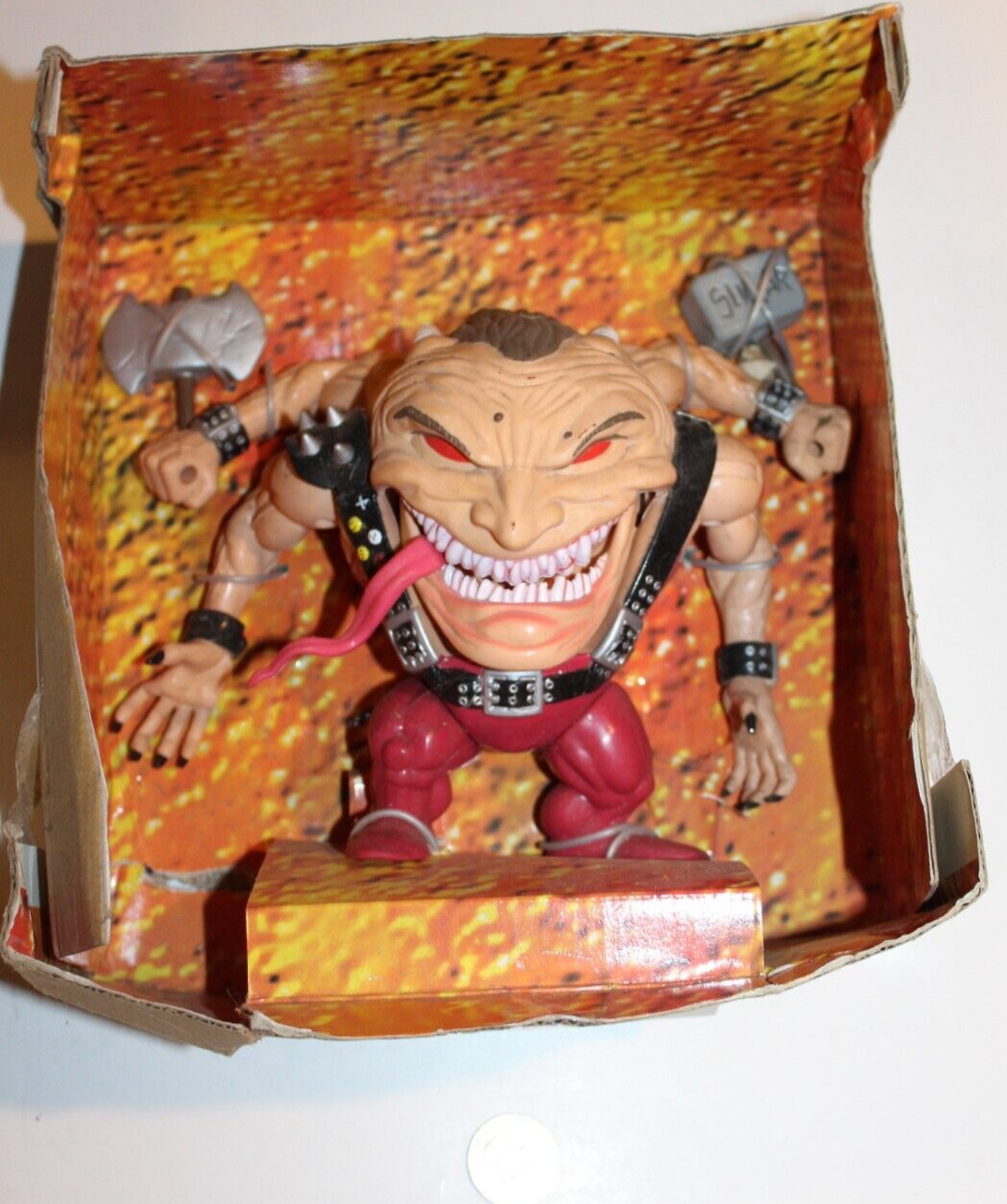 RARE 1996 Sugar Man Toybiz Marvel figure 100% complete X-men