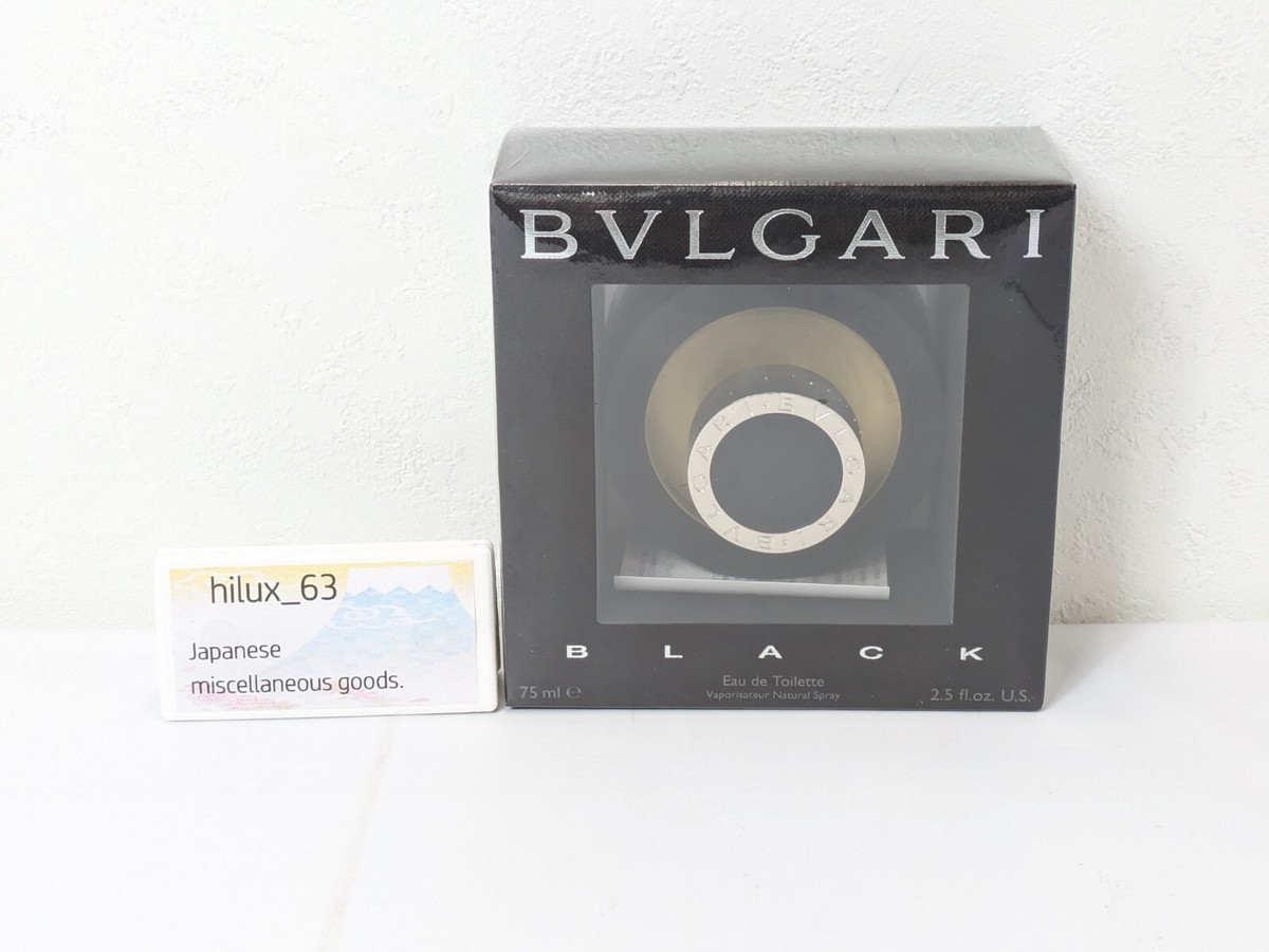 BVLGARI BLACK 2.5oz EDT Spray for Men 100% AUTHENTIC eau de