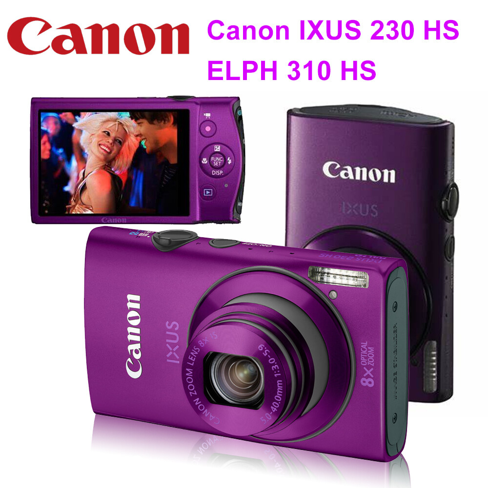 Canon IXUS 230 HS / ELPH 310 HS 12.1MP CMOS Vintage Digital Camera