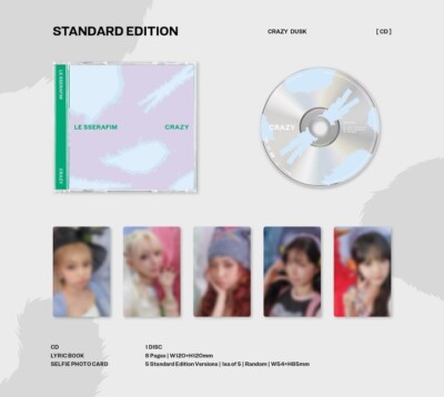 LE SSERAFIM] CRAZY JP / Standard ver. Photocard PC | eBay