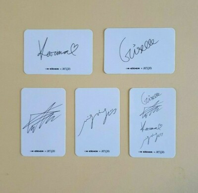 Aespa (에스파) x EIDER OFFICIAL Photocard FULL SET - Limited | eBay