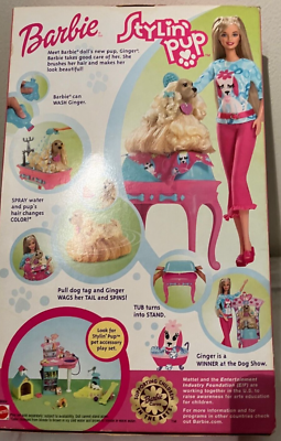 Barbie Stylin' Pup Doll and Puppy 2002 | eBay
