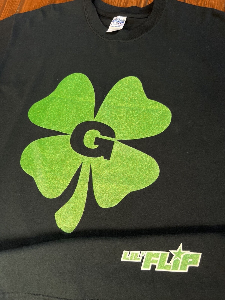 Vintage 2005 Lil Flip Promo Rap Tee Clover G's DJ Screw