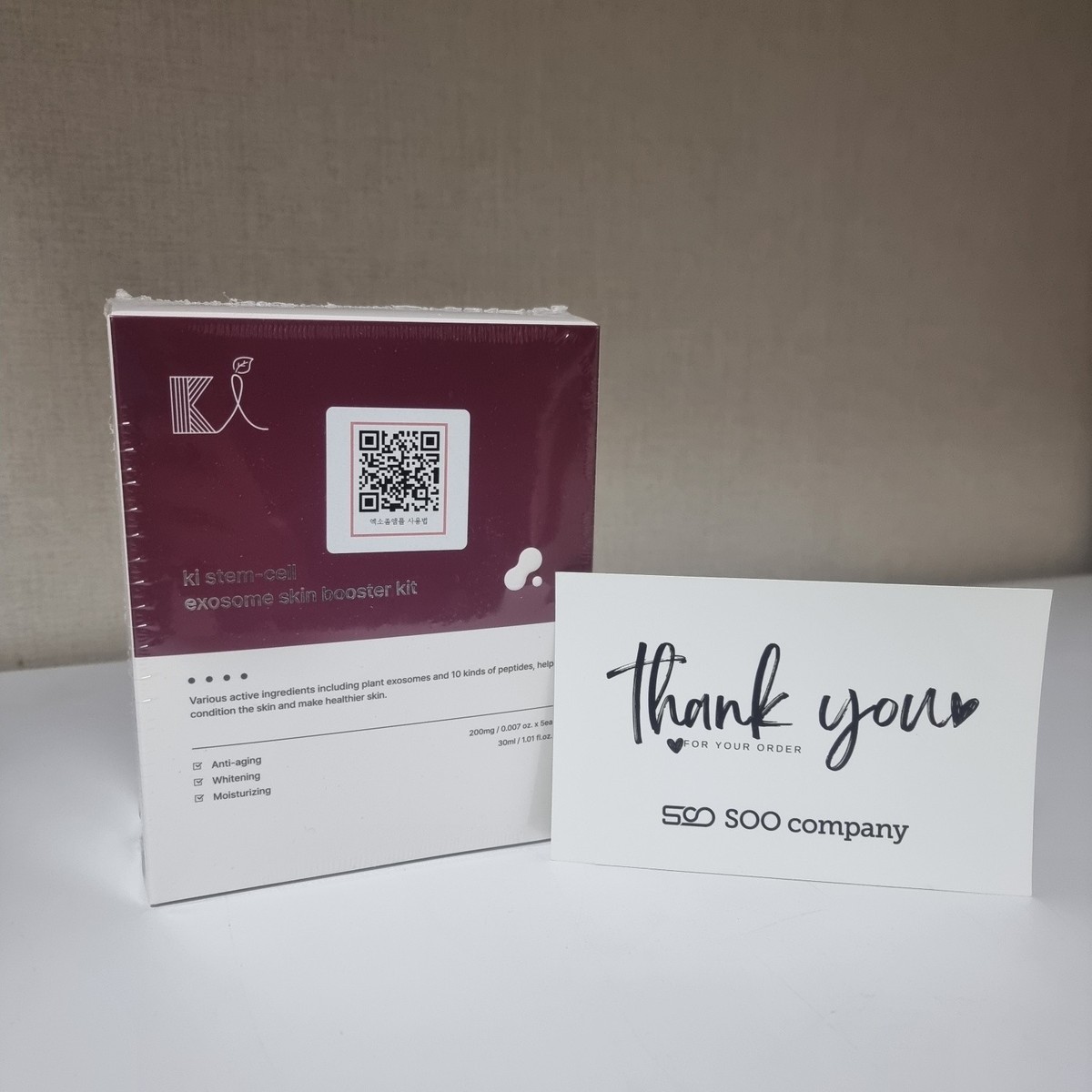 Ki stem-cell exosome skin Booster kit Anti-aging Whitening