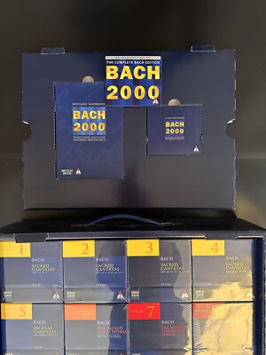 RARE - BACH 2000 COMPLETE EDITION 12 VOLS [Teldec 153 CD Box Set