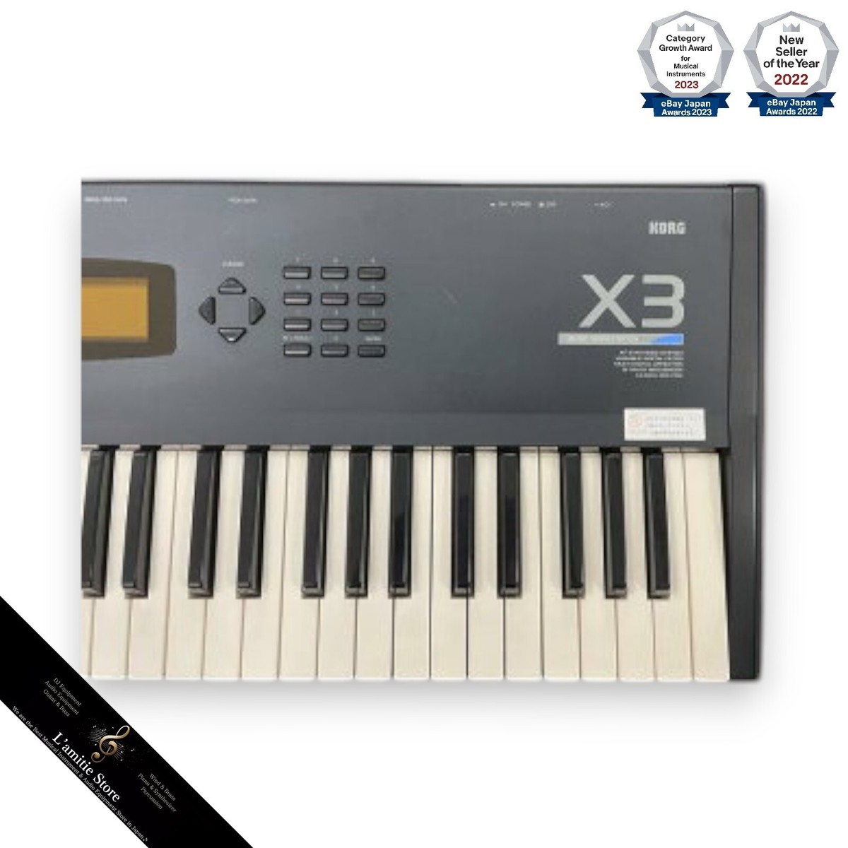 KORG シンセサイザー X3 コルグ キーボード Korg X3 61-Key Keyboard