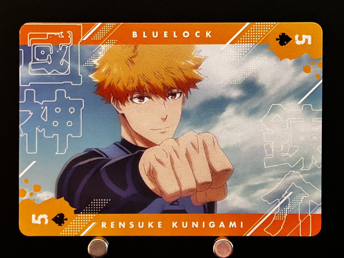 Rensuke Kunigami Blue Lock Playing Card Japanese JAPAN S5 Kodansha