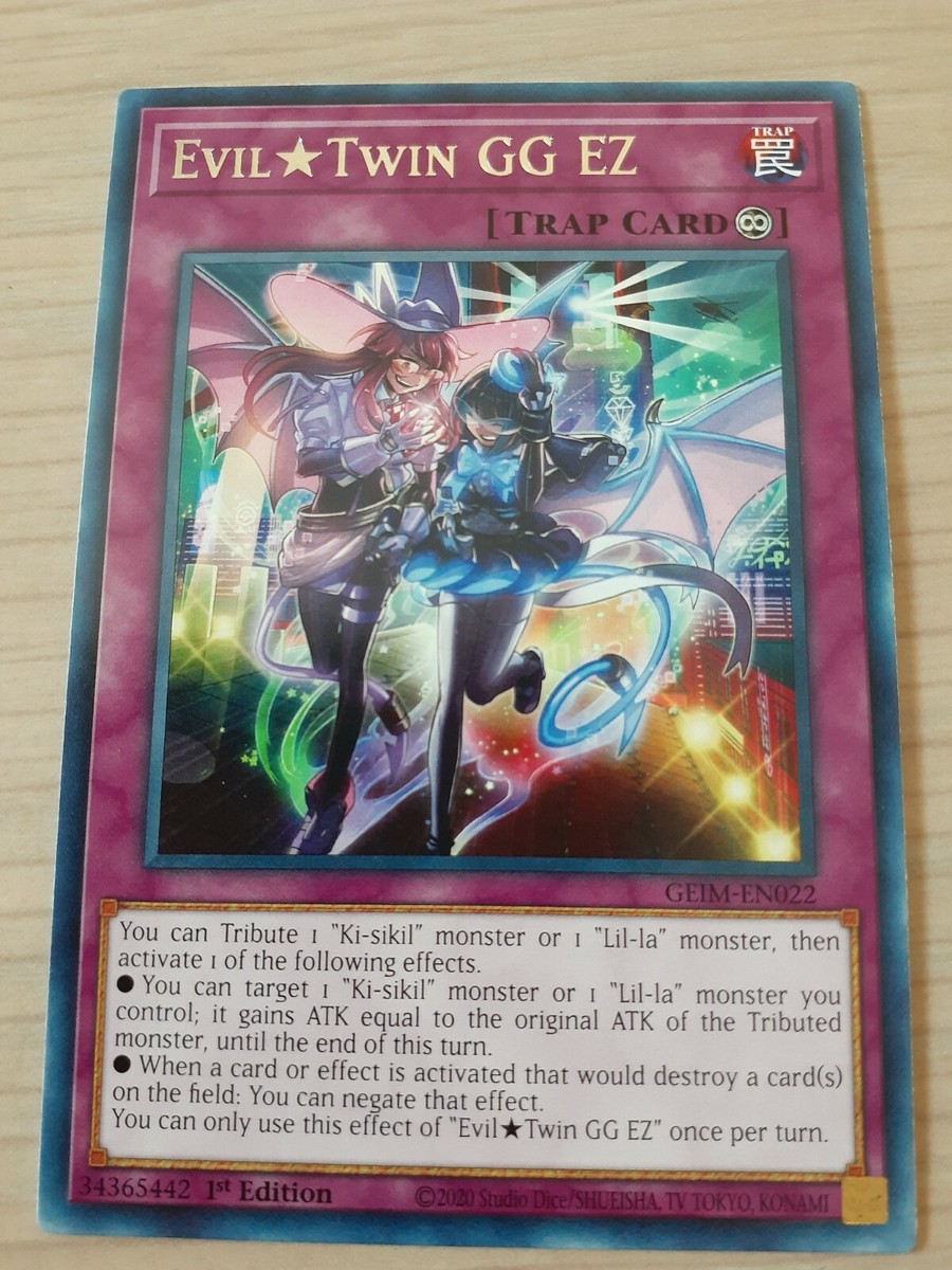 Evil Twin GG EZ - Rare - GEIM-EN022 - Yu-Gi-Oh! - 1st Edition | eBay