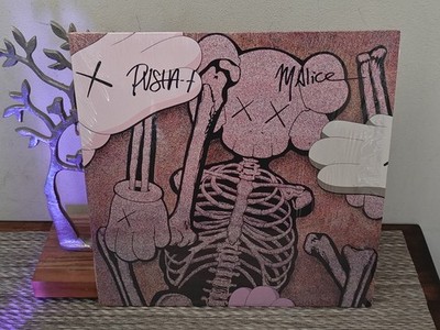 Clipse SIGNED LP COVER Let God Sort Em Out PUSHA T & MALICE Vinyl