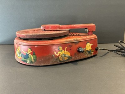 Vintage GE Electric Toy Teardrop Record Player Model #186-1